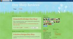 Desktop Screenshot of etsyshopreviews.blogspot.com