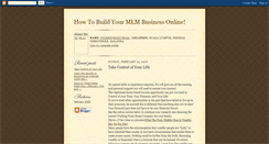 Desktop Screenshot of mlmbizonline.blogspot.com