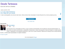 Tablet Screenshot of desdetartessos.blogspot.com