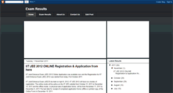 Desktop Screenshot of examresults12.blogspot.com