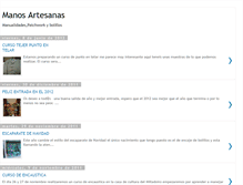 Tablet Screenshot of manosartesanas07.blogspot.com