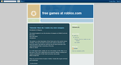 Desktop Screenshot of freegamesatroblox.blogspot.com