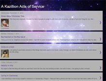 Tablet Screenshot of akazillionactsofservice.blogspot.com