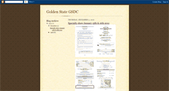 Desktop Screenshot of goldenstategsdc.blogspot.com