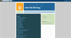 Desktop Screenshot of new-villi-life.blogspot.com