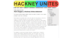 Desktop Screenshot of hackneyunites.blogspot.com