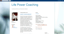 Desktop Screenshot of lifepowercoaching.blogspot.com