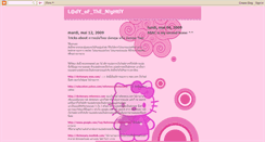 Desktop Screenshot of lady-of-the-nightly.blogspot.com