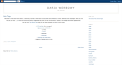 Desktop Screenshot of dariawerbowygallery.blogspot.com