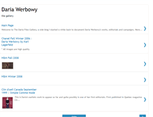 Tablet Screenshot of dariawerbowygallery.blogspot.com