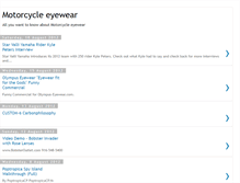 Tablet Screenshot of motorcycleeyewear.blogspot.com