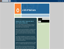 Tablet Screenshot of a-lot-of-fast-cars.blogspot.com