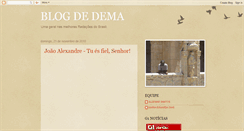 Desktop Screenshot of blogdedema.blogspot.com