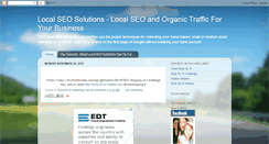 Desktop Screenshot of local-seo-solutions.blogspot.com
