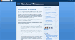 Desktop Screenshot of iktklassrum.blogspot.com