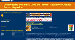 Desktop Screenshot of osservatoriosocialecava.blogspot.com