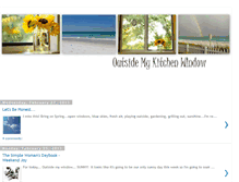 Tablet Screenshot of kitchenwindow-sunflower.blogspot.com