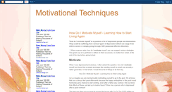 Desktop Screenshot of motivational-techniques.blogspot.com
