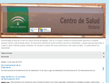Tablet Screenshot of centrodesaludvictoria-malaga.blogspot.com