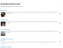 Tablet Screenshot of brandonweaver2.blogspot.com