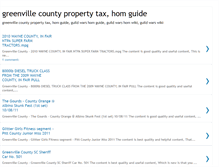 Tablet Screenshot of greenvillecountypropertytax.blogspot.com