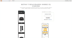 Desktop Screenshot of mitos-realidades-cancer.blogspot.com