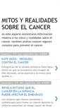 Mobile Screenshot of mitos-realidades-cancer.blogspot.com