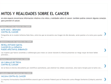 Tablet Screenshot of mitos-realidades-cancer.blogspot.com