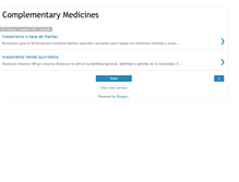 Tablet Screenshot of complementary-medicines.blogspot.com