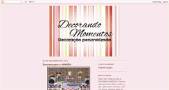 Desktop Screenshot of decorandomomentos10.blogspot.com