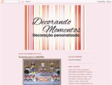 Tablet Screenshot of decorandomomentos10.blogspot.com