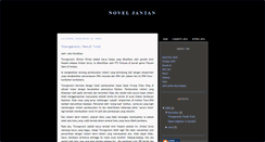 Desktop Screenshot of noveljantan.blogspot.com