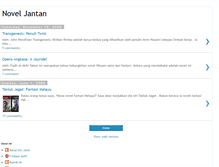 Tablet Screenshot of noveljantan.blogspot.com