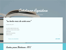 Tablet Screenshot of cotidianoagridoce.blogspot.com