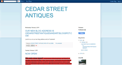 Desktop Screenshot of cedarstreetantiques.blogspot.com