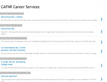 Tablet Screenshot of cafnrcareerservices.blogspot.com