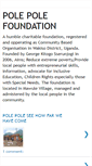 Mobile Screenshot of pole-polefoundation.blogspot.com