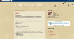 Desktop Screenshot of kisahkasehkami.blogspot.com