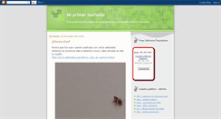 Desktop Screenshot of miprimerborrador.blogspot.com