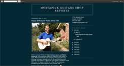 Desktop Screenshot of mustapickguitars.blogspot.com