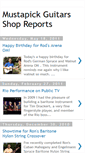 Mobile Screenshot of mustapickguitars.blogspot.com