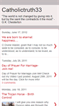 Mobile Screenshot of catholictruth33.blogspot.com