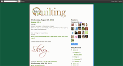 Desktop Screenshot of irishquilting.blogspot.com