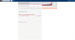 Desktop Screenshot of mrcpchcommunicationskills.blogspot.com