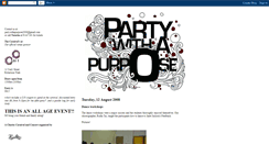 Desktop Screenshot of partywithapurpose2008.blogspot.com