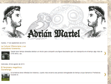 Tablet Screenshot of adrianmartel.blogspot.com