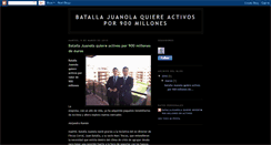 Desktop Screenshot of batallajuanolaquiereactivospor900mill.blogspot.com
