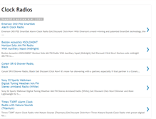 Tablet Screenshot of best-clock-radios.blogspot.com