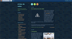 Desktop Screenshot of elblocdenotes.blogspot.com