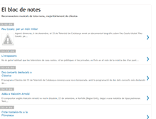 Tablet Screenshot of elblocdenotes.blogspot.com